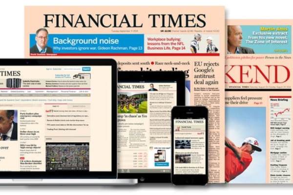 The School of Economics has a 30-day trial access to the Financial Times online